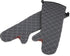 BestGuard Commercial Heat Protection Oven Mitts by Carlisle FoodService Products, 24" Length, Black, Up to 450° F (Pair)