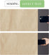 KGORGE Classroom Door Window Curtain, 100% Blackout Total Privacy Linen Blended Curtain, W12 x L40 inch, Camel