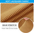 OBCREAT Ottoman Covers, Stretch Jacquard Ottoman Slipcover Soft Thick Folding Storage Cover Rectangle Footrest Stool
