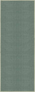 Kapaqua Solid Color Runner Rug, Non Slip Rubber Backing, Custom Length for Hallway Stair Kitchen Living Room, Hunter