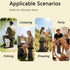 19.7" 11.8"(30cm) ALEVMOOM Thick Seat Cushion for Telescopic Stools (Exclude Stool), D Chair Pads with Soft Foam