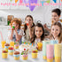 Ninehaoou 100 Summer (6 oz) Pcs Ice Cream Cups Bulk Paper Disposable Dessert Bowls Ice Cream Bowls Paper Dessert Cups