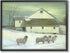 The Stupell Home Decor Sheep in Front of The Farmhouse - Green Toned Painting Framed Giclee Art