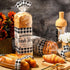 50 10 20 Inch Sabary Pcs Homemade Bread Bags with Ties Black Buffalo Plaid Bread Loaf Bags Plastic Clear Gift Storage