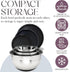 Bellemain Stainless Steel Non-Slip Mixing Bowls with Lids, 4-Piece Set