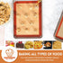 STATINT Premium Food Safe Non-Stick Silicone Baking Mat, Pack of 2, 16.5" x 11.6" for Cookie Oven Reusable