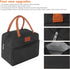 CCidea Insulated Lunch Bag for Men/Women, Small Leakproof Reusable Lunch Tote for Work/Office/Picnic/Travel - Black
