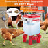 Kweetle 2 4 158.4-Inch 3/4'' 1/2'' Automatic Chicken Waterer Gallons, Float-Controlled Chicken Water Feeder with Water