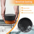 E-far 4 Inch Cake Pan Set of 3, Nonstick Stainless Steel Mini Round Pans for Baking Smash Cakes