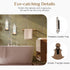 Set 2 Farmhouse Mirror Wall Candle Sconces of - Shabby Chic Decor Rustic Candle Holder French for Bathroom Living Room
