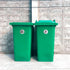 Trash and Recycle Stickers Set of 2 | Weatherproof & UV Stable | Kitchen, Pantry, Office Organization | 3x3" Round