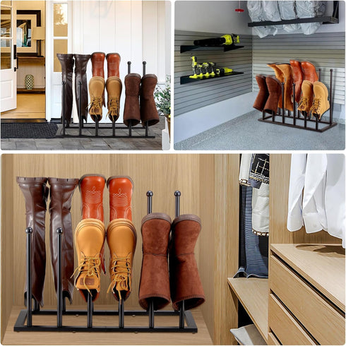 6 Closet, Housen Solutions Boot Rack, Free Standing Shoe Rack Organizer for Tall Boots, Pairs Boot Storage