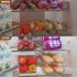 theaoo Egg Holder for Fridge, Automatic Rolling Egg Container, Clear Plastic Egg Dispenser, Stackable Eggs Organizer