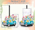Countertop FYSUIMU Spring Flower Paper Towel Holder Tulip Floral Truck Gnome Paper Holder Stand Black Metal Tissue