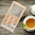 FAVOMOTO Multi-Compartment Countertop Holder, Wooden Tea Storage Box with 9 Divided Sections for Tea Bags and Seasoning