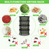 (6 MEKOLIFE Herb Drying Rack with Mesh Design, Hanging Drying Rack with Green Zipper & Garden Pruning Shears Versatile