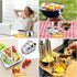 Zopeal 6 Pcs Stainless Steel Food Storage Containers with Lid, Bento Lunch Boxes for Camping, 3 Sizes (12oz, 22oz, 34oz)