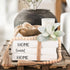 Linen Covered Decorative Books for Home Decor, Farmhouse Stack Books, Coffee Table Books Dcor for Living Room,Hardcover