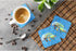 Caroline's Treasures Manatee Foam Coasters, Set of 4, 3.5" H x 3.5" W, Multicolor