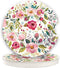 Car Coasters for Women, 2 Pack Mother's Day Auto Ceramic Coasters for Cup Holders, Easy Removal (Flower)