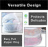 Set 2 6.5 5.5 Inch Smart Design Intimate Wash Bag with Safety Zipper - of - Washing Machine Safe - Fine Mesh Nylon