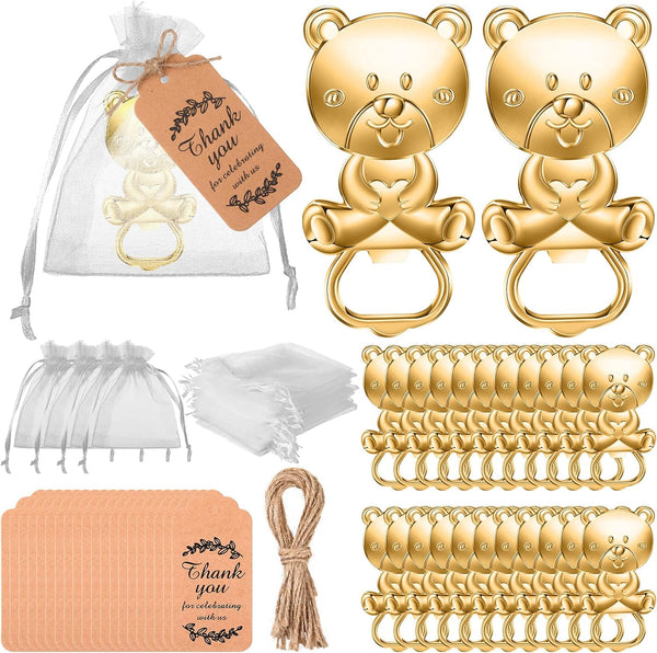 CHENGU Popping Bottle Openers Baby Shower Return Favors for Guests Bottle Opener Decorations