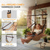 ONCLOUD Hammock Upgraded Unique Hanging Sky Chair, Air Deluxe Swing Seat with Rope (Tan)