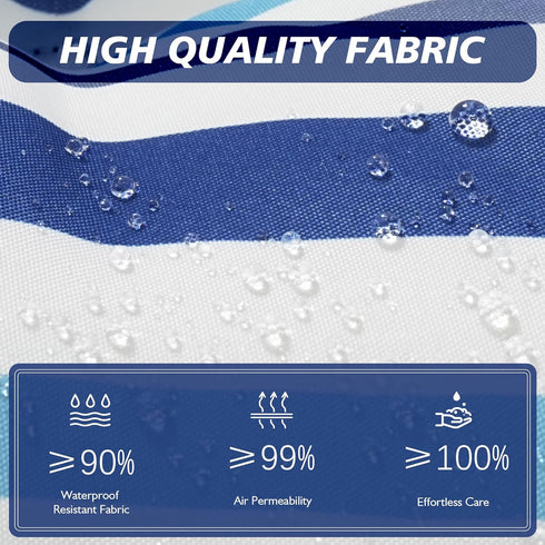 Enipate Weather Resistant Adirondack Chair Cushions High Back Rocking Chair Cushion Indoor Outdoor Patio Tufted Thicken