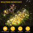 Kangheshun 2 Pack 7 20 Led Fairy Lights Battery Operated String Lights Waterproof Silver Wire Feet Led Firefly Starry