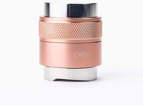 CREMA Coffee Distributor/Leveler & Hand Tamper V2, 39.25mm, Compatible with Flair Classic, Signature, Rose Gold