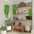Freyalife Vines(2pcs)for Fake Hanging Plants Room Decor, Artificial Ivy Greenery Garlands for Home Bedroom Living