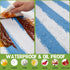 Wrakus 96in Picnic Table Cover with Bench Covers Camping Essentials Waterproof Windproof Patio Outdoor Tablecloth