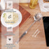 Newness 304 Stainless Steel Spaghetti Server - Rustproof, Integral Forming, Durable Pasta Fork with Vacuum Ergonomic