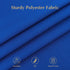 2 Pack 24X24 Inch Small Square Table Cloth Royal Blue Tablecloth Washable Polyester Solid Table Cover for Night Stand