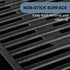 OVENTE Electric Indoor Grill, 15 x 10 Inch Non-Stick Cooking Surface, 1200W Fast Heat Up Power, Black