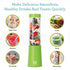 Euro Cuisine MM1R Personal Blender - Compact Red Smoothie Blender, Mini Cup for Shakes, Baby Food, Single Serve