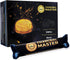 Quick Light Charcoal Tablets for Incense, 33mm Capsules, Set of 100 Charcoal Disks per Box