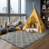 Shag Area Rug 5x7 Feet, Extra Soft High Pile Indoor Carpet for Living Room, Bedroom, Kids Room Decor