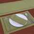 Grelucgo Handcrafted Solid Color Dining Table Runner - Double-Hemstitched (Sage Green, 14 x 72)
