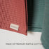 ZICOTO Soft Hooded Beach Towel for Kids - Cute Towel for Babies and Toddler Made of Waffle Cotton - Perfect Lightweight