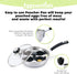 Egg Poacher - Eggssentials Poached Egg Maker, Stainless Steel Egg Poaching Pan, Poached Eggs Cooker Food Grade Safe