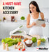 Mueller Pro-Series 10-in-1 Vegetable Chopper, 8 Blade Cutter, Dicer, Egg Slicer with Container, French Fry Cutter, Home