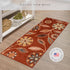 Maples Rugs Reggie Floral Runner Rug, Washable Non Slip Indoor Carpet for Kitchen, Hallway, Laundry Room, 1'8 x 5,