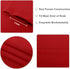 DWCN Red Christmas Valance Curtains for Windows, 52 x 18 inch, Rod Pocket Blackout, 1 Panel for Kitchen Bedroom