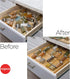 4 12.2 inch 23 Inch, 32 Copco Tier Expandable Bamboo Spice Organizer for Drawers, Adjustable from to In Drawer Rack