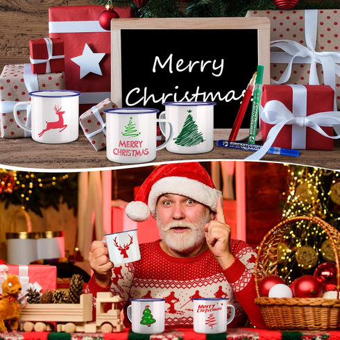 32 Hoolerry Pieces Painted Mug Decorating Kit DIY Coffee Mug Painting Kit Graduation Personalized Cup You Can Decorate