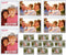 Clear Magnetic Picture Frames for Refrigerator, 16 Pack, Holds Various Photo Sizes