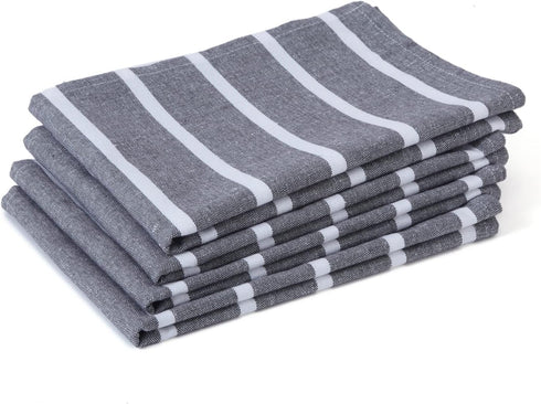 Encasa Kitchen Dish Towels Set, Hand and Tea Cloth for Cleaning & Quick Drying, 4 Pc Set