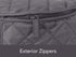 Covermates Keepsakes Adjustable Glassware Storage with Padded Protection and ID Window