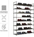 8-Tier Closet, 40 Home-Complete Shoe Rack - Shoe Organizer for Bathroom, Entryway - Shelf Holds Pairs Sneakers, Heels